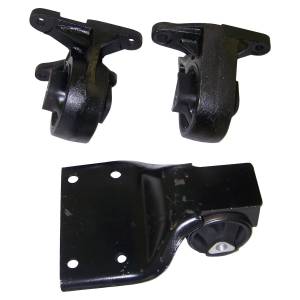 Crown Automotive Jeep Replacement Engine Mount Kit Incl. 2 Engine Mounts 1 Transmission Mount  -  52059252K