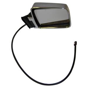 Crown Automotive Jeep Replacement - Crown Automotive Jeep Replacement Manual Remote Mirror Right Passenger Side Chrome Foldaway  -  55034120 - Image 2