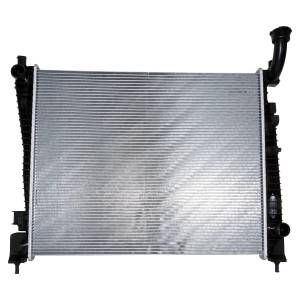 Crown Automotive Jeep Replacement Radiator Black/Unpainted Aluminum Plastic  -  55038001AH