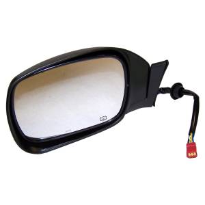 Crown Automotive Jeep Replacement Power Door Mirror Left Black Foldaway Electric Heated  -  55154951AC