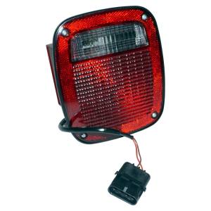 Crown Automotive Jeep Replacement Tail Light Assembly Left w/License Plate Lamp  -  56016721