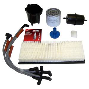 Crown Automotive Jeep Replacement Tune-Up Kit Incl. Air Filter/Oil Filter/Spark Plugs  -  TK12