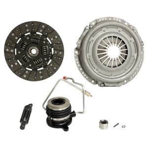 Crown Automotive Jeep Replacement Clutch Kit Incl. Clutch Disc/Pressure Plate/Clutch Control Unit PN[83503383]/Pilot Bearing/Clutch Fork/Alignment Tool 10.5 in. Clutch Disc 10 Splines 1.125 in. Spline Dia.  -  XY8789SP