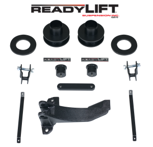 ReadyLift - ReadyLift Front Leveling Kit 2.5 in. Lift w/Coil Spacers/Track Bar Relocation Bracket/Sound Isolators/Shock Extensions/Bump Stop Extensions/Allows Up To 37 in. Tire - 66-2515 - Image 2