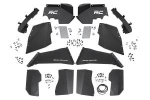 Rough Country Wheel Well Liner Set Front And Rear Steel Black Powdercoat Incl. Mounting Hardware - 10511