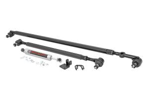 Rough Country Steering Upgrade Kit w/Steering Stabilizer For Jeep HD [TJ/XJ/MJ/ZJ] - 10613