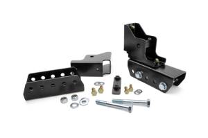 Rough Country Shackle Relocation Kit Rear 1-1.5 in. Incl. Frame Brackets Shackle Brackets Hardware - 1117