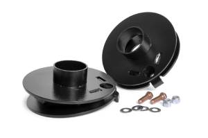 Rough Country Coil Spring Correction Plates Rear Incl. Hardware Corrects Coil Angle By 10 Deg. - 1141