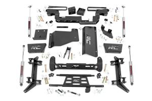 Rough Country Suspension Lift Kit w/Shocks 6 in. Lift Kit Premium N3 Series Shocks Incl. Hardware - 16130