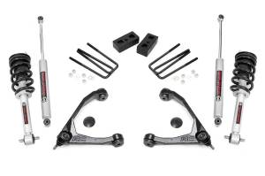 Rough Country Suspension Lift Kit w/Shocks 3.5 in. Lift - 198.23