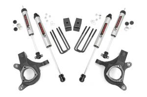 Rough Country Suspension Lift Kit w/Shocks 3 in. Lift w/V2 Shocks - 23277