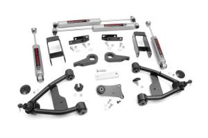 Rough Country Suspension Lift Kit w/Shocks 2.5 In Lift Kit Incl. Hardware 4 Premium N2.0 Series Shocks - 24230