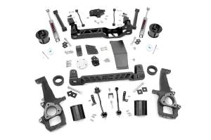 Rough Country Suspension Lift Kit w/Shocks 6 in. Lift Incl. Strut Spacers Rear N3 Shocks - 33231