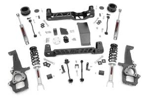 Rough Country Suspension Lift Kit w/Shocks 4 in. Lift Incl. Lifted N3 Struts Premium N3 Shocks - 33332