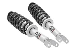 Rough Country Leveling Struts 2 in. Massive 3/8 in. Bore Chrome Plated Piston Rod w/Leak Proof Piston Seal Pre Loaded Coil Nitrogen Charged Reduce Shock Oil Aeration - 501061