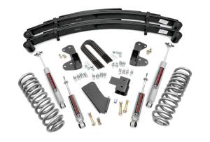 Rough Country Suspension Lift Kit 2.5 in. Lifted Coil Springs Radius Arm Drop Brackets I-Beam Drop Brackets Hardware - 51030