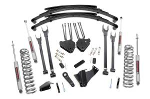 Rough Country 4-Link Suspension Lift Kit w/Shocks 8 in. Lift - 590.20