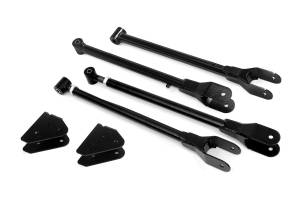 Rough Country 4-Link Control Arm Kit Front For 6-8 in. Lift Incl. 2 Upper Control Arms 2 Lower Control Arms Control Arm Drop Brackets Hardware - 595