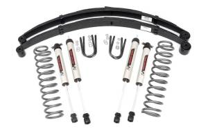 Rough Country Series II Suspension Lift System w/Shocks 3 in. Lift Incl. V2 Monotube Shocks And Leaf Springs - 63070