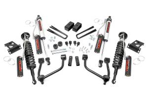 Rough Country Suspension Lift Kit 3.5 in. Incl. Upper Control Arms Vertex Coilovers Diff Spacers Bumpstop Spacers Lift Blocks U-Bolts - 76850