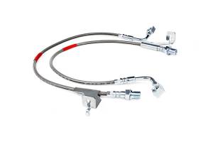 Rough Country Stainless Steel Brake Lines Front For 2-6 in. Lift - 89360S