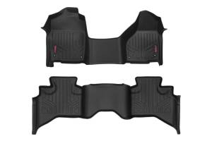 Rough Country - Rough Country Heavy Duty Floor Mats Front And Rear 3 pc. Half Console - M-31312 - Image 2