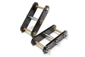 Rough Country Lift Shackles Incl. Shackles Sleeves Hardware 3/8 in. Thick Plate Steel - RC0274