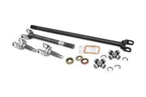 Rough Country Replacement Front Axle Dana 30 30 Spline Incl. 2 Inner And Outer Shafts 2 Spicer U-Joints 4 Axle Seals 8 Snap Rings 1 Gasket Grizzly Locker - RCW24160-YGL