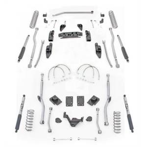 Rubicon Express 4.5In JKla Kit JK-4Dr Ft 4-Link / Rr Radius JK4R44