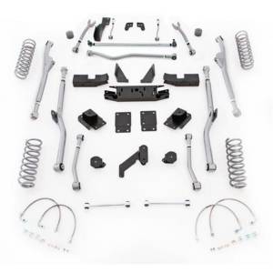 Rubicon Express 4.5 Inch Extreme Duty Radius Long Arm Lift Kit With Mono Tube Shocks JKRR44M