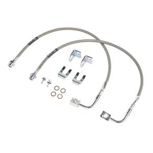 Rubicon Express Stainless Steel 24" Front Brake Line Set RE1530