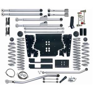 Rubicon Express 3.5 in. Extreme-Duty Long Arm Lift Kit w. Rear Track Bar w. Mono Tube Shocks RE7223M