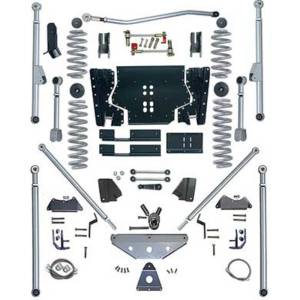 Rubicon Express 5.5 Inch Extreme-Duty Long Arm Lift Kit With Rear Tri-Link And Mono Tube Shocks RE7515M