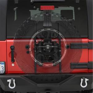 Smittybilt - Smittybilt SRC Oversized Tire Carrier Mount Textured Black Holds Up to 37 in. Tire - 2743 - Image 10