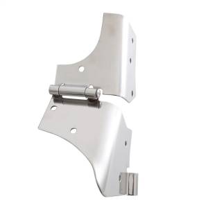 Smittybilt - Smittybilt Windshield Hinge Pair Stainless Steel No Drill Installation - 7493 - Image 4