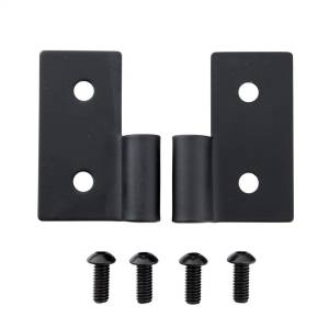 Smittybilt - Smittybilt Lower Door Hinge Bracket Pair Black No Drilling Installation Front - 7607 - Image 5