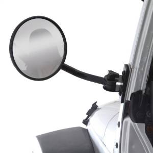 Smittybilt - Smittybilt Side Mirror Kit Pair Black No Drill Installation - 7618 - Image 4