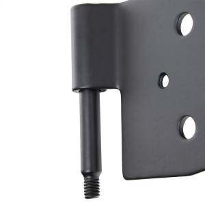 Smittybilt - Smittybilt Door Hinge Fits 1987-2006 w/Half Steel Door 2000-2006w/Full Steel Door For Door Side Only Black No Drill Installation Front - 7641 - Image 4