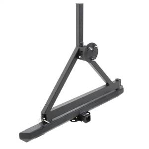 Smittybilt - Smittybilt SRC Classic Rear Bumper Textured Black Powder Coat Incl. Hitch and Tire Carrier - 76651 - Image 7