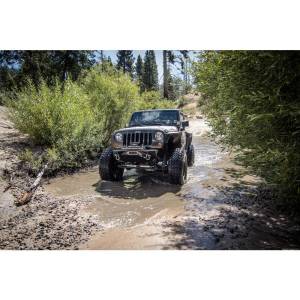 Smittybilt - Smittybilt XRC M.O.D. Front Bumper Center Section Textured Black Incl. D-Rings Winch Plate[Up to 15000 lb. Winch] - 76825 - Image 3
