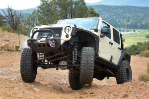 Smittybilt - Smittybilt XRC M.O.D. Front Bumper Center Section Textured Black Incl. D-Rings Winch Plate[Up to 15000 lb. Winch] - 76825 - Image 9