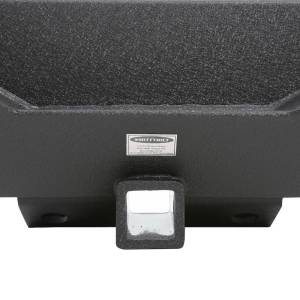 Smittybilt - Smittybilt XRC Rear Bumper Matte Black Textured Powder Coat Incl. Hitch[Class III] D-Rings Tire Carrier - 76856 - Image 5