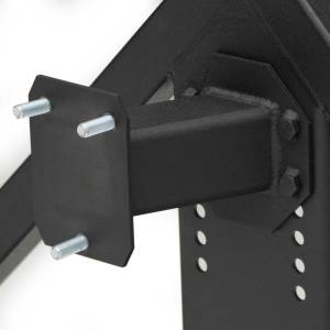 Smittybilt - Smittybilt XRC Rear Bumper Matte Black Textured Powder Coat Incl. Hitch[Class III] D-Rings Tire Carrier - 76856 - Image 10