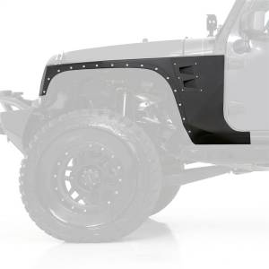 Smittybilt - Smittybilt XRC Armor Fender Skin Front Matte Black Powder Coat Incl. Inner Fender Liner - 76880 - Image 2