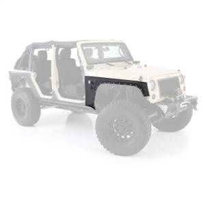 Smittybilt - Smittybilt XRC Armor Fender Skin Front Matte Black Powder Coat Incl. Inner Fender Liner - 76880 - Image 6