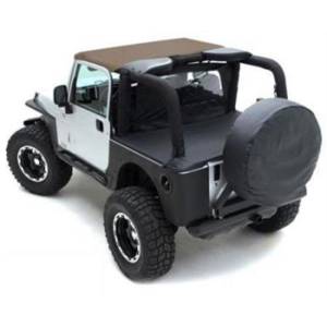 Smittybilt Outback Standard Bikini Top Spice No Drill Installation Requires PN[90101] If Vehicle Does Not Have Windshield Channel - 92817