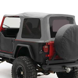 Smittybilt - Smittybilt Replacement Soft Top Gray Incl. 2 Front Replacement Upper Door Skins w/Tinted Windows - 9870211 - Image 2