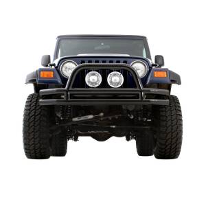 Smittybilt - Smittybilt Front Bumper w/Hoop Black No Drill Installation - JB48-F - Image 2