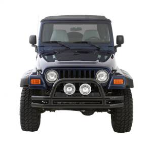 Smittybilt - Smittybilt Front Bumper w/Hoop Black No Drill Installation - JB48-F - Image 3