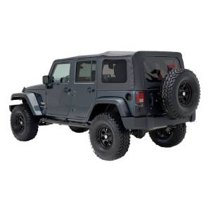 Smittybilt - Smittybilt Sure Step Side Bar Black Powder Coat 3 in. No Drill Installation - JN49-S4B - Image 2